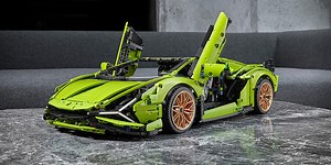 LEGO® から Lamborghini のスーパーカー Sian FKP 37 を忠実に再現した限定モデルが発売