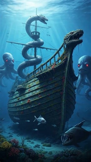 The Ship of Nightmares: Sunken Pirate Wreck Guarded by Sea Monsters! 2025