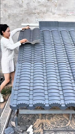 Techniques for roofing a house with fiber sheets