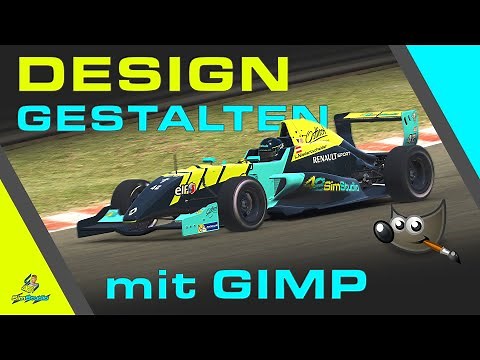 iRacing LACKIERUNG mit GIMP - Komplettes Design einfach selber machen