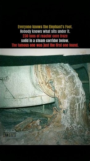 Chernobyl's Elephant's Foot Is Not the Worst Thing Down There #history #shorts
