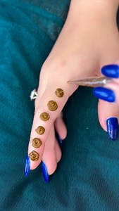 Gold henna with orange results ❤️ | SK Henna