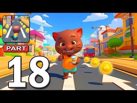 Cat Runner: Decorate Home - Gameplay Walkthrough Part 18 - Cat Subway Runner Dash (Android, iOS)
