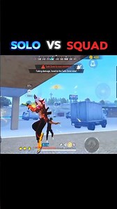 SOLO VS SQUAD 💀 #shorts #freefire #shortsviral #solo #vs #squad #solovssquad