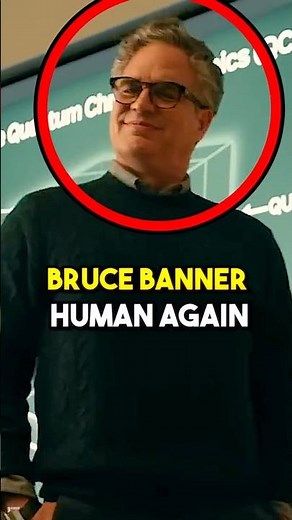 How Bruce Banner became human again after Endgame #hulk #explained