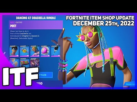 Fortnite Item Shop CHRISTMAS SHOP! [December 25th, 2022] (Fortnite Battle Royale)