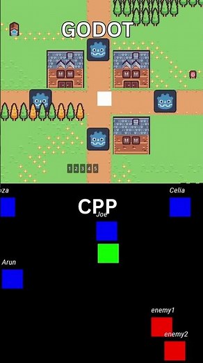making my game windfall in both cpp + sfml and godot #coding