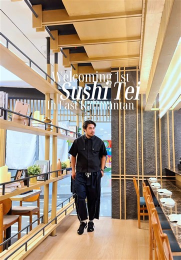 Akhirnya @Sushi Tei Indonesia landing juga di Balikpapan di woy. Ada promo diskon 20% minimum transaksi 350.000 dari tanggal 12-14 Maret 2025. Gasss!