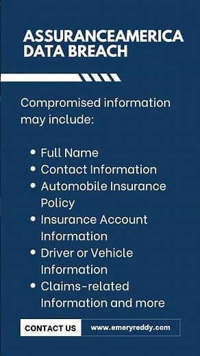 AssuranceAmerica Data Breach — Emery | Reddy, PC — Tariff Surcharge Attorneys