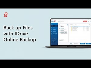 How to Back Up Files/Folders to IDrive Cloud Account | IDrive Online Backup