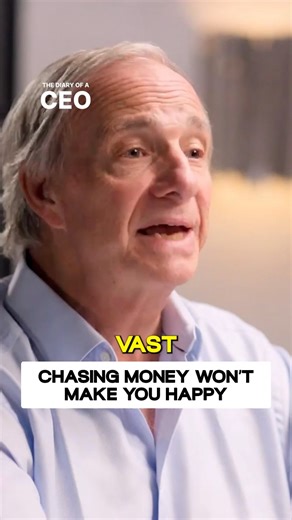 144K views · 1.1K reactions | Stop chasing money, it won't make you happy! #podcast #money #business | Steven Bartlett | Facebook
