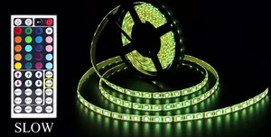 44 Key RGB LED Strip Light Remote Controller, IR Remote Controller Replacement for SMD 5050 3528 2835 RGB LED Light Strip Lights (1 Pack)