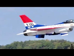 USAF F 16 Viper Demo Team Stunning Performance London Airshow 2024