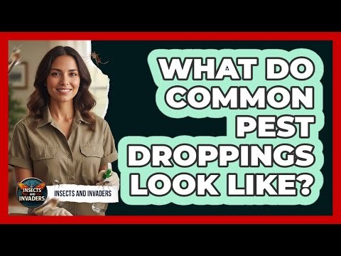 What Do Common Pest Droppings Look Like?
