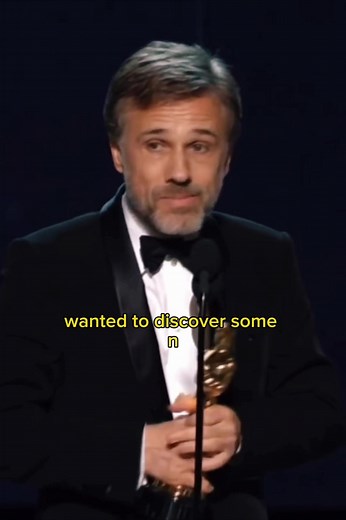 Christopher Waltz wins an Oscar for Best Supporting Actor in 2010 #christopherwaltz #oscars #oscar #inglouriousbasterds #movie