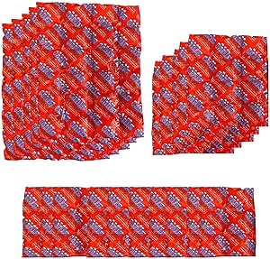 Chillz Reusable Ice Sheets – Flexible Ice Blankets for Coolers, Lunch Boxes, Shipping & Cold Therapy, Muscle Soreness Relief (Red, Set of 20 Ice Wraps (10-6, 5-12 and 5-24))