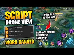 UPDATE TERBARU‼️SCRIPT DRONE VIEW MOBILE LEGENDS ANTI BANNED WORK RANKED NEW PATCH FREE NO PASSWORD