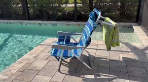 PASAMIC Backpack Beach Chair for Adults Portable, Lay Flat Reclining Beach Chair with 5 Positions, Tall Heavy Duty Folding Chairs with Cup Holder, Cooler Pouch, Storage Pouch, Towel Bar, Blue