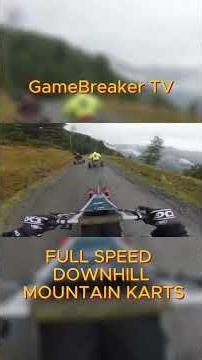 #4 Thrilling Mountain Kart Race on a Wet, Winding Road!