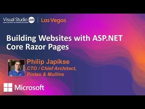 Building Websites with ASP.NET Core Razor Pages | Visual Studio Live Las Vegas 2026