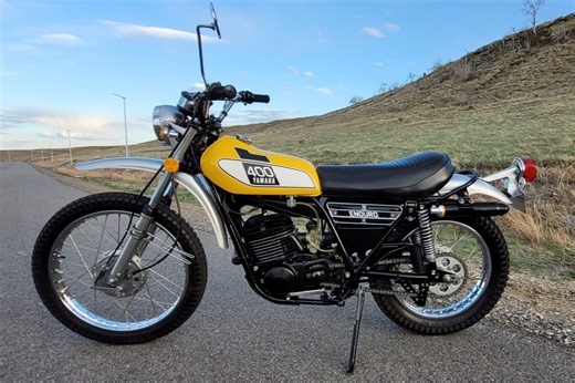 No Reserve: 1976 Yamaha DT400 Enduro