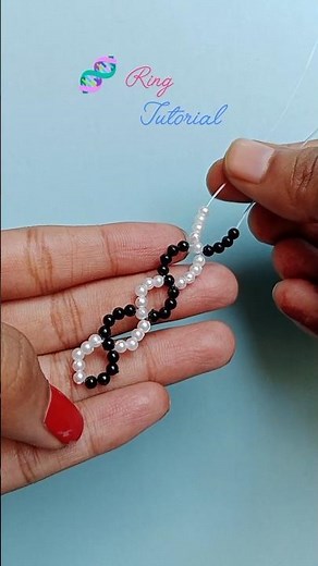 DNA 🧬 ring tutorial #diy #shorts