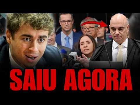 Something just happened to Alexandre de Moraes in Brasília.