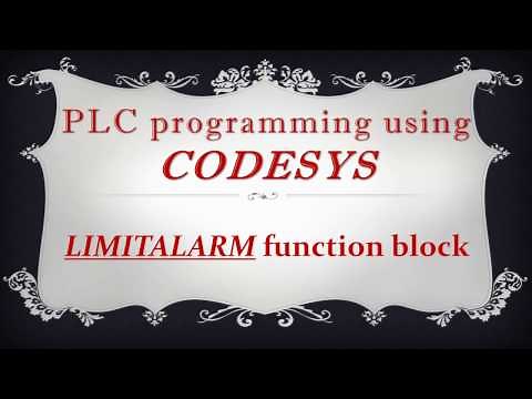 CODESYS: Using LIMITALARM function block #codesys #plcprogramming #iec61131 #plc #LIMITALARAM