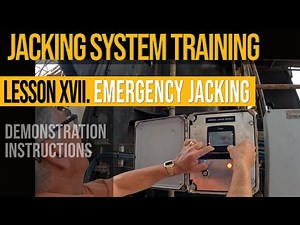 JACKING SYSTEM - Lesson 17 - Emergency jacking
