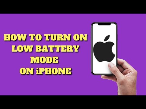 How to Turn On Low Battery Mode on iPhone