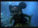 Scuba Mickey Mouse makes a splash at Epcot in Walt Disney World