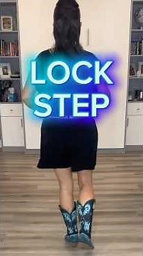 How to Lock Step | Basic Line Dance Step for Beginners #shorts #linedancetutorial #lockstep