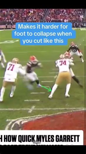 Myles Garrett Straight Feet Cuts #goata