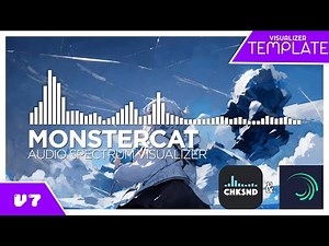 Monstercat - Layout Audio Spectrum Visualizer On Android 100% [Chksnd & Alight motion]