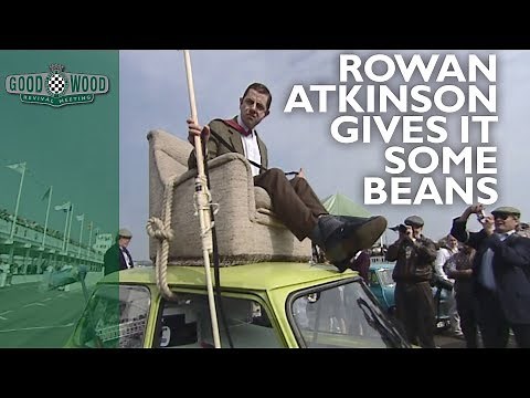 Mr. Bean takes over Goodwood in classic Mini