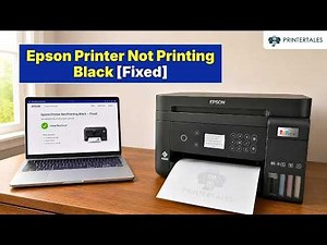 Epson Printer Not Printing Black [Fixed] | Printer Tales