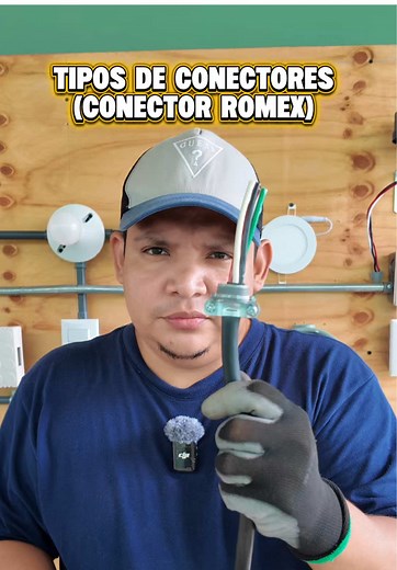 Conector Romex, donde se utiliza? #Electricidad #electricista #tutoriales #electriciansoftiktok #instalacioneselectricas