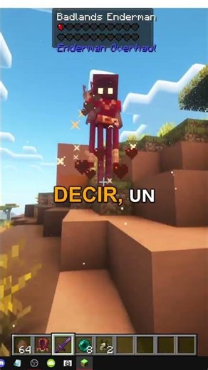 CÓMO CONSEGUIR la BADLANDS HOOD en MINECRAFT Enderman Overhaul