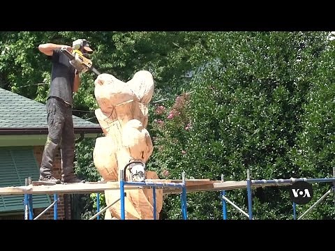 Chainsaw art - turning tree stumps into masterpieces