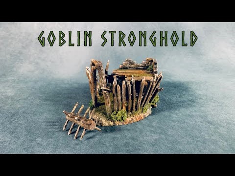 Dungeons and Dragons Goblin Stronghold Scratch Building Wargaming Terrain for Tabletop RPG's