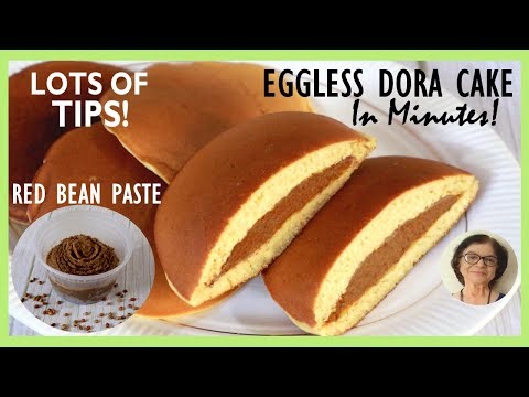 No egg no oven Dora Cake recipe / Spongy Kids' Favourite / Quick Japanese Cake Recipe / Doraemon