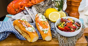 Maine Lobster Rolls with Lemon Aioli, Chives, and Buttered Brioche - Home & Family