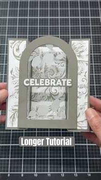 Longer Tutorial: Arched Bridge Fold ‪@Altenew‬ #cardmaking #fancyfold