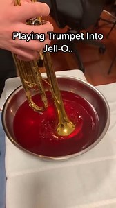 Playing #Trumpet Into Jello | Brass Bible