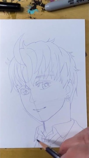 How to Draw Jiji Jin Enjoji Dandadan 1 #anime #drawing #art #drawingtutorial