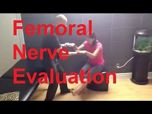 Femoral nerve evaluation