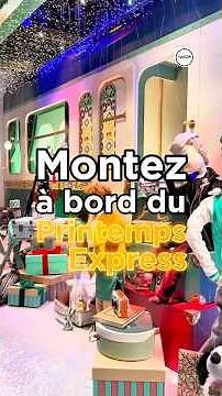 Les vitrines de Noël 2024 au Printemps Haussmann Paris