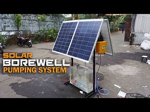 Solar Borewell Pumping System with Watermill
