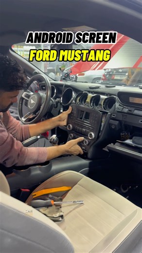 ANDROID SCREEN FOR FORD MUSTANG #abudhabi #screen #android #ford #fordmustang