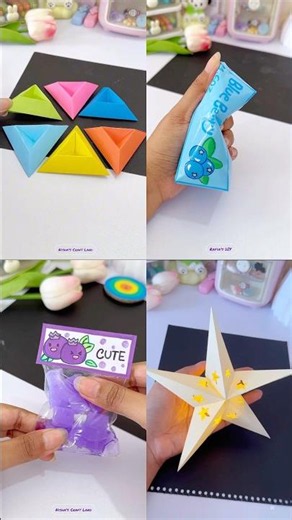 4 Creative Craft Ideas #diy #origami #diycraft #papercraft #youtubeshorts #shorts #art #craft